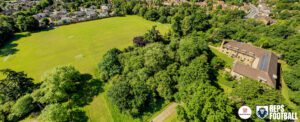Leighton Park School, sports field. Residential football camp