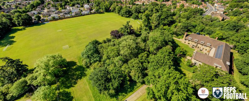 Leighton Park School, sports field.